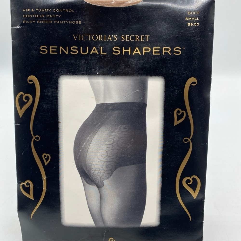 Victorias Secret Sensual Shapers Pantyhose SMALL Hip & Tummy Control Nude Buff